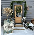 thumbnail image 3 of Hello Winter Garden Flags 12.5x18 Vertical Double Sided, Pine Twigs Small Yard Outside Decorations, Christmas Xmas Seasonal Farmhouse Holiday Outdoor Décor, 3 of 6