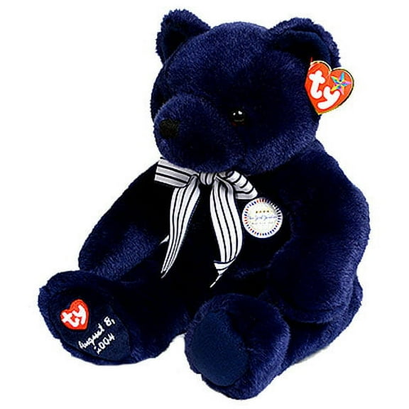 TY Beanie Buddy - WORLD CLASS the Bear (Yankees Stadium Exclusive)(13 inch) *TY Logo on Foot*