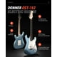 thumbnail image 2 of Donner DST-152R Guitarra eléctrica, kit de guitarra eléctrica para principiantes de 39", pastilla HSS con bobina dividida, juego de iniciación de guitarra con amplificador, bolsa, todos los accesorios, 2 of 5