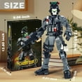 thumbnail image 4 of GZBrick Ghost Warriors Military Soldier Building Sets Compatible with Lego Army Men Mission Action I Figurefor Adults Boy, 4 of 7