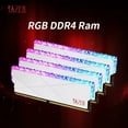 YEYNGQC RGB RAM DDR4 8GB 16GB Memory DDR4 8GBx2 16GBx2 3200MHz 3600MHz ...
