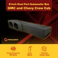 thumbnail image 2 of QPower Dual 8" Underseat Sub Box - Chevy Silverado Crew Cab, GMC Sierra Crew Cab 2007-2026, 2 of 7
