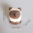 thumbnail image 2 of Xmarks Mini Wooden Cat Figurine - Lovely Sculpted Kitten Hand-Painted Wooden Cats Figurine Decoration Home Office Gifts for Cat Lovers, Hand-Made, Carving, Decoration, Small Animals, 2 of 6