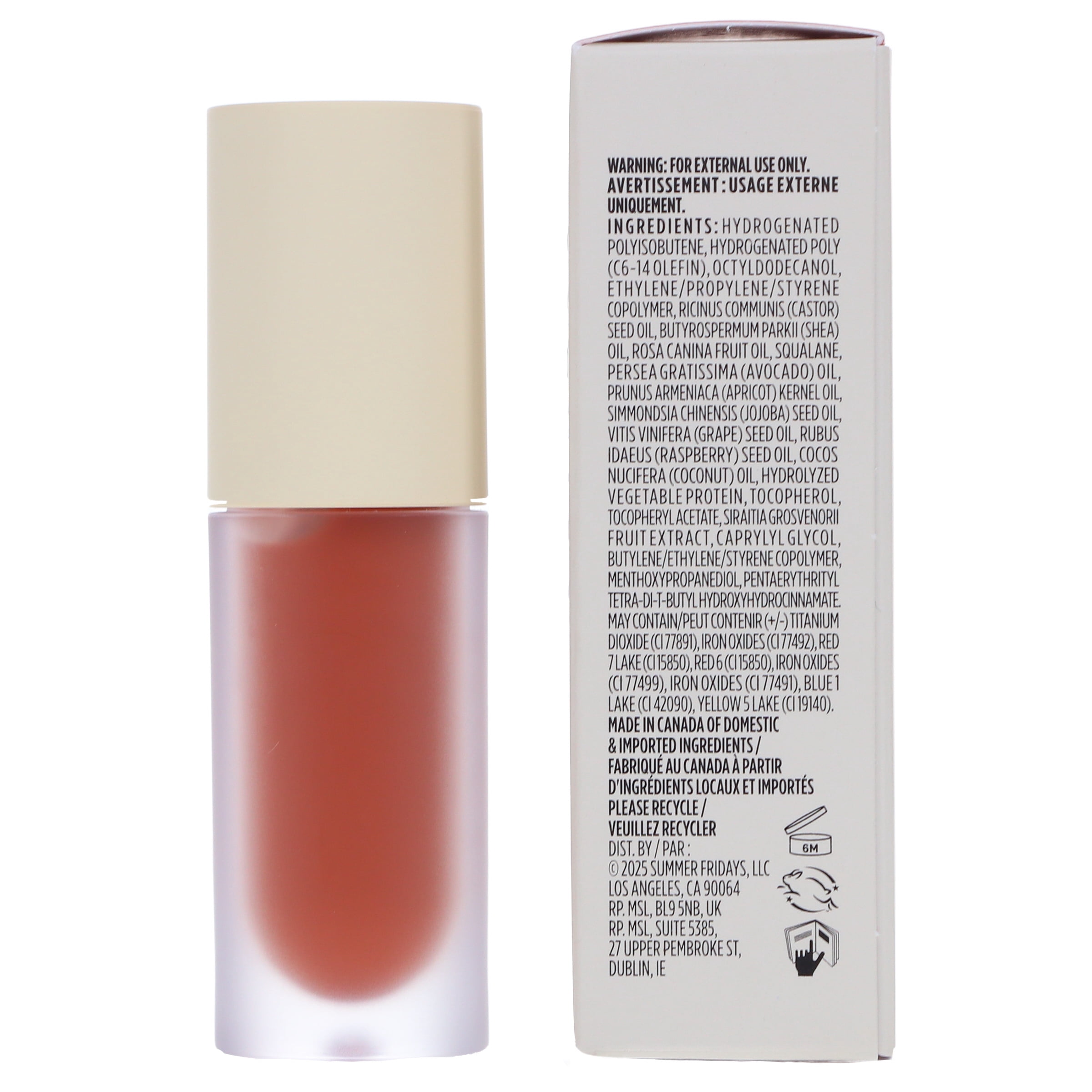 Summer Fridays Dream Lip Oil Warm Beige 0.15 oz