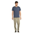 thumbnail image 5 of Athletic Works Men's and Big Men's Slim Knit Pants, 30" Inseam, Sizes XS-5XLT, 5 of 5