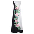 thumbnail image 5 of Up to 65 off!Lolmot Womens Summer Maxi Dress Casual Sleeveless Notched Floral Boho Dress Loose Fit Beach Long Dress with Pockets, 5 of 7