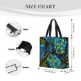 thumbnail image 3 of Rateoe Play Game Print Lightweight Tote Bag for Women, Water-Resistant Shoulder Bag with Zipper, Spacious Casual Handbag for Work, School, Shopping, 3 of 7