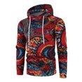 thumbnail image 1 of Awdenio Chandails en Molleton pour Hommes Impression 3D Pull à Manches Longues Pull à Cordon de Serrage Sweat à Capuche de Gym, 1 of 6