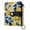 A Pattern Of Lemons, variant on Small Wallet For Women Bifold Leather Pocket Coin Credit Card Holder With RFID Blocking Abstract Printmaking Style