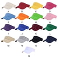 thumbnail image 2 of Qarigey Sombrero de sol ajustable para mujer - Gorra deportiva de poliéster informal absorbente de sudor de tela transpirable Park Sombreros Amarillo, 2 of 6