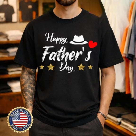 Happy Fathers Day Tshirt for Men Dad Grandpa Love Dad, AURORAVALLEY T-Shirt