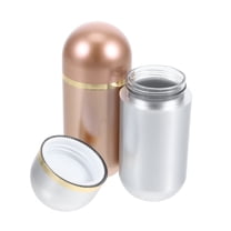 Niceauty 2pcs Pill Holder For Purse For Medication Compact Portable Pill Organizer Plastic Assorted Color