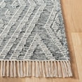 thumbnail image 3 of SAFAVIEH Kilim Glanville Geometric Wool Area Rug, Black/Cream, 5' x 8', 3 of 5