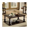 thumbnail image 3 of Benzara Wooden Coffee Table with Open bottom Shelf, Dark Walnut Brown, 3 of 3