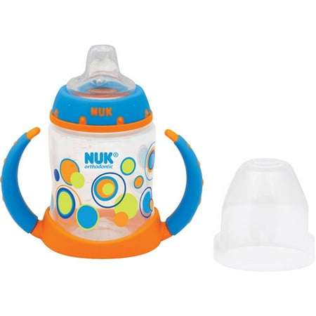 NUK TrendLine 5-oz Learner Cups, BPA-Free, 2pk, Boy Dots