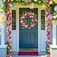 thumbnail image 1 of Guirnalda de Tulipanes Artificiales 78,7 pulgadas Multicolor | Enredadera de plástico realista para la decoración de puertas exteriores en bodas en casa | Decoración colgante para festivales, 1 of 8