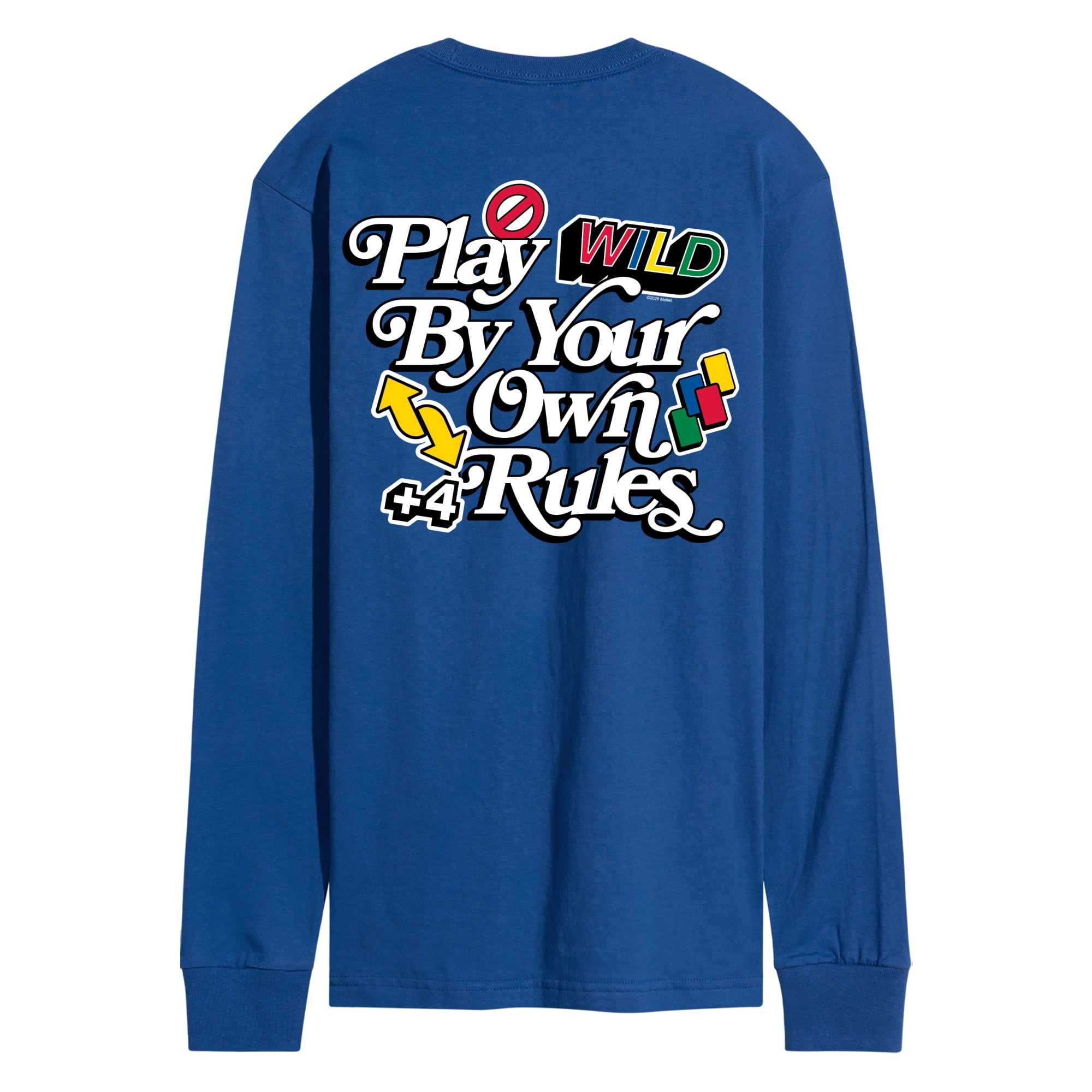 Uno - Play By Your Own Rules - Men's Long Sleeve Graphic T-Shirt
