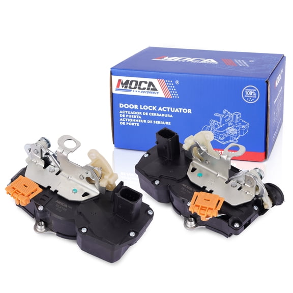 MOCA AUTOPARTS 2x Rear Left Right Door Lock Actuators Fit for 2007-2009 Cadillac Escalade & 2007-2009 Chevrolet Tahoe & 2007-2009 GMC Yukon
