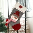 thumbnail image 6 of Travelwant Christmas Stocking Classic Large Stockings Santa, Snowman, Reindeer Xmas Character for Family Holiday Christmas Party Decorations, 6 of 8