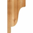 thumbnail image 3 of 6"W x 10"D x 18"H Newport Rough Sawn Corbel, Western Red Cedar, 3 of 9