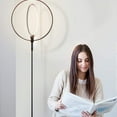 thumbnail image 4 of Brightech Eclipse Dimmable LED Floor Lamp, Modern Torchiere Floor Lamp for Living Rooms & Offices – Super Bright Tall Lamp with Dimmable Options for Reading, Standing Lamp Living Room Décor - Black, 4 of 9