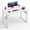 White, variant on Romorgniz 32 Inch Computer Desk with LED Lights for Small Spaces, Home Office Desk with Storage Bag, Headphone Hook, Black