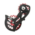 thumbnail image 4 of Oversized Ceramic Bearing Rustproof Pulley Rear Derailleur Cage Wear-resistant Hub Guide Wheel Kit Bike Accessories Outdoor Black/Red SD3, 4 of 7