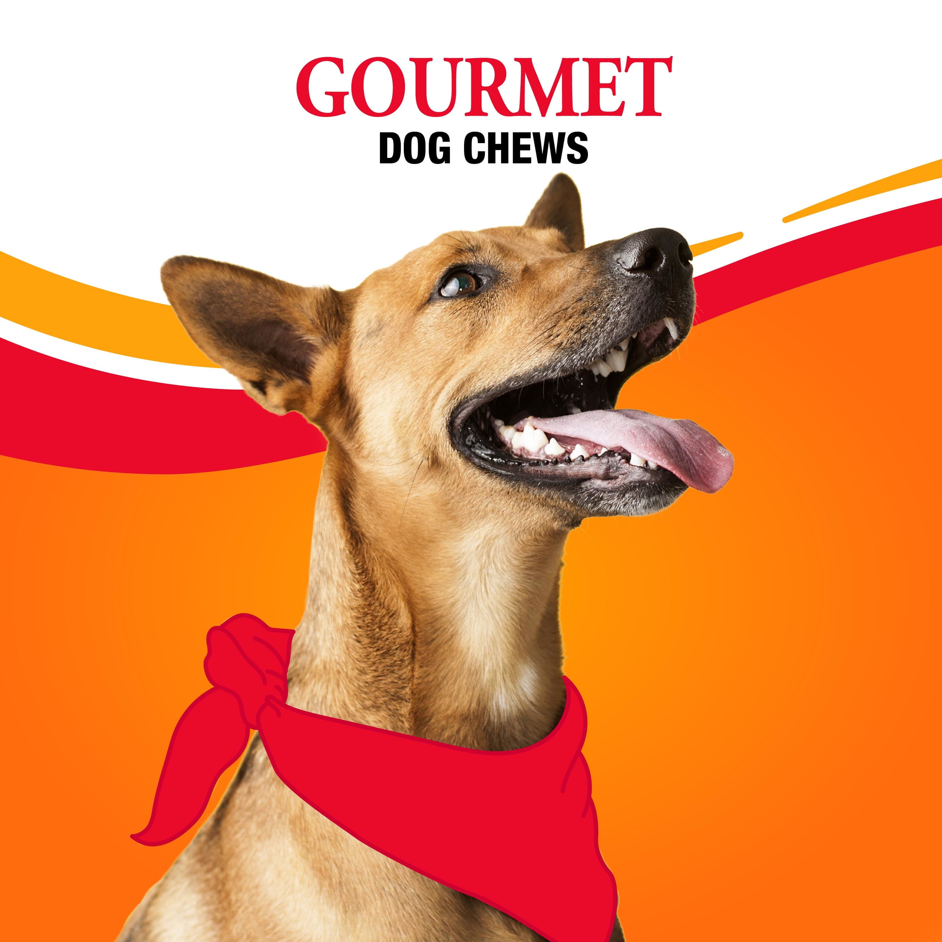 Good ‘n’ Fun Triple Flavor Munchy Sticks Chews for Dogs, With Beef, Chicken and Pork, 40 Count