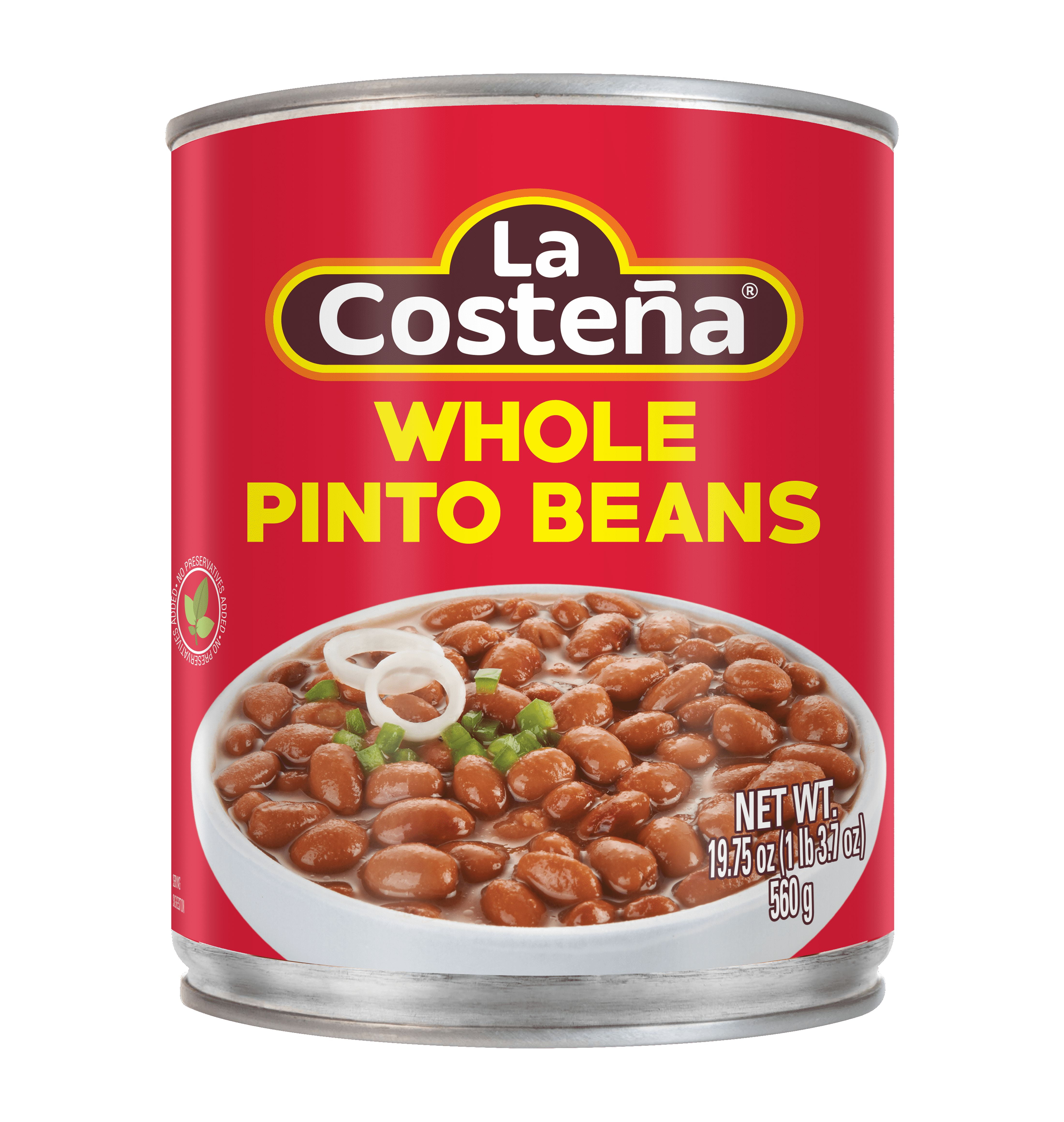 (2 pack) La Costeña Canned Pinto Beans, 19.75 oz