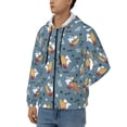 thumbnail image 3 of Naloa Surf Shark Men’s Hoodies, Zip up Hoodie, Sweatshirts,Hoodies for Men Sizes S-3XL-3X-Large, 3 of 5