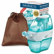 Naväge Nasal Irrigation Nose Cleaner, 20 SaltPods, and Burgundy Travel Bag