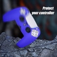 thumbnail image 4 of PS5 Controller Skin, Dustproof Durable Controller Grip Protector, Silicone Cover for Gamepad Anti-Slip Grip Silicone Cover Protector Case Compatible with Sony PS5 Gamepad Controller (Blue), 4 of 7