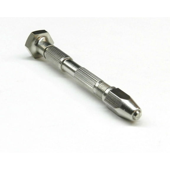 Pin Vise Swivel Head 2 Chuck 4 Sizes Hand Drill Tool Capacity Range 0-1/8"