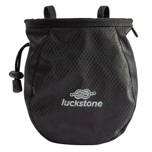 Sac de Poudre de Magnésium pour Escalade, Ceinture de Taille Ajustable pour Haltérophilie, Sac à Craie Noir