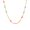 Gold, variant on Colored Niche Beads Stainless Steel Lip Chain Necklace