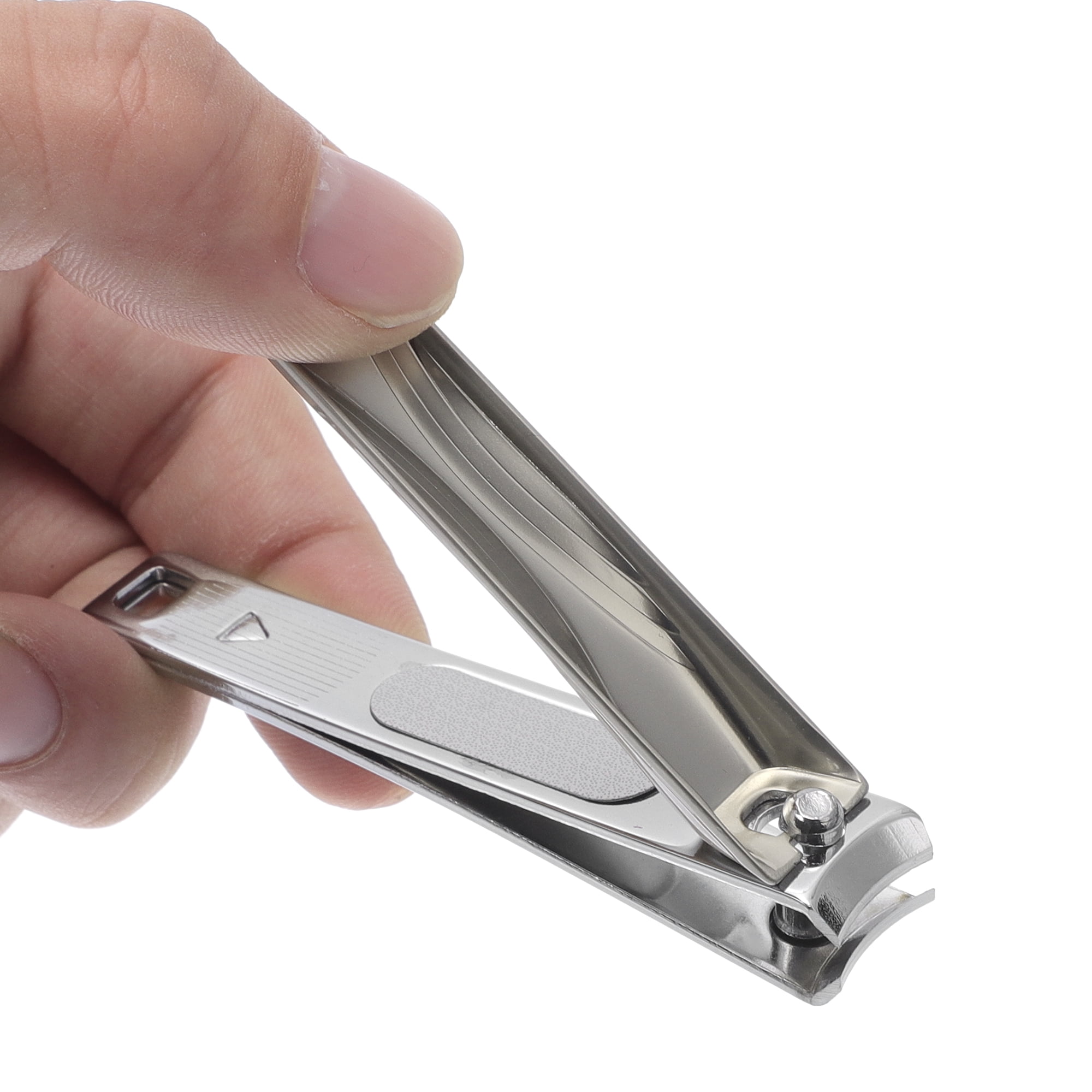 Unique Bargains Durable Water Ripple Nail Clippers 1 Pc Champagne