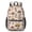 Mushroom and Sprig, variant on Mushroom and Star Black Pattern 17" School Backpacks for Teens,Waterproof Oxford Fabric,S-Shape Padded Straps for School,Travel,Hiking,Camping