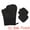Lozenge Pattern, variant on Unique Bargains Silicone Cotton Heat-Resistant 2 Pcs Kitchen Mitts Black 11.8x6.7inch