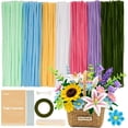 thumbnail image 4 of Pipe Cleaners, 500pcs Multi-Colored, Flower Making Kit, Arts and Craft Supplies, Pipe Cleaners Kit, Pipe Cleaners for Flowers, Craft Supplies Kit, Ideas for Art Project Activity, 4 of 10
