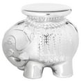 thumbnail image 4 of Ceramic Elephant Garden Stool, 4 of 5