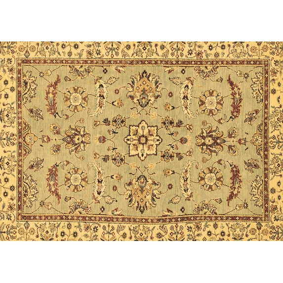 Ahgly Company Indoor Rectangle Oriental Brown Traditional Area Rugs, 2' x 3'