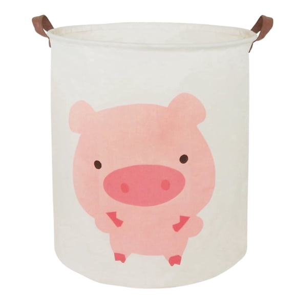 NIETEIN Laundry Basket Hamper Canvas Baby Kid Nursery room decor 1 pack