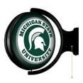 thumbnail image 2 of Michigan State Spartans Mascot 21'' x 23'' Rotating Lighted Wall Sign, 2 of 4