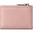 thumbnail image 1 of LHSHID Women’s Wallet Small Genuine Leather Credit Card Holder RFID Blocking Tri-Fold Wallet With ID Window and Zipper Pocket, 1 of 9