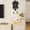 Black-BK-clearacne, variant on tumgatte 11.6in Plastic Bird Wall Clock with Hourly Chime and Large Easy-Read Numbers, Distressed Finish Decorative Clock for Home Kitchen Office