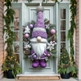 thumbnail image 4 of Linnome Santa Claus Themed Christmas Door Cover 35x71 Inches, Festive Holiday Door Decoration for Indoor Party, 4 of 6