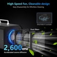 thumbnail image 4 of PowerScale Ozone Generator 90,000mg/h O3 Intelligent Control Ozone Odor Eliminator Commercial Ozone Machine Odor Removal, For Hom, 4 of 8