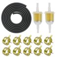 thumbnail image 1 of Kit de línea de combustible - Línea de combustible de 3 m + 2 piezas de filtros de combustible de 5 mm / 8 mm + 10 piezas de abrazadera de manguera para Kuyhfg Sin marca, 1 of 4