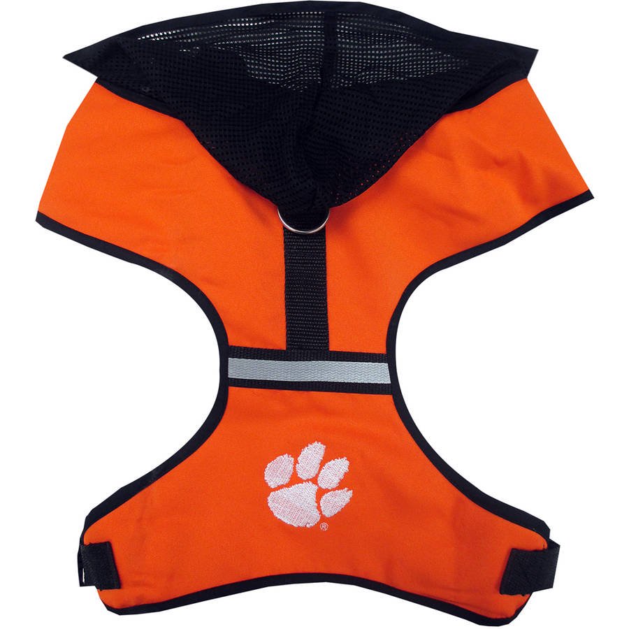 Pets First Collegiate Clemson Tigers Dog Harness Football Pet Harness