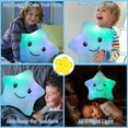 thumbnail image 3 of Sensory Toys for Kids with Autism,14" Twinkle Star Plush Pillow Light Up Toy,Autism Sensory Products,Kids Sleep Aid,Toddler Travel Toy,Birthday Xmas Gifts for Boys Girls Age 3-12 Blue, 3 of 6